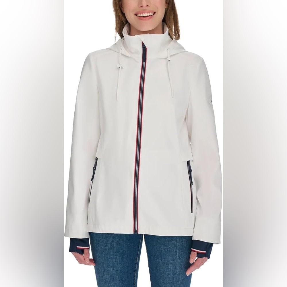 Tommy Hilfiger Women’s Lightweight Windbreaker Jacket / Coat